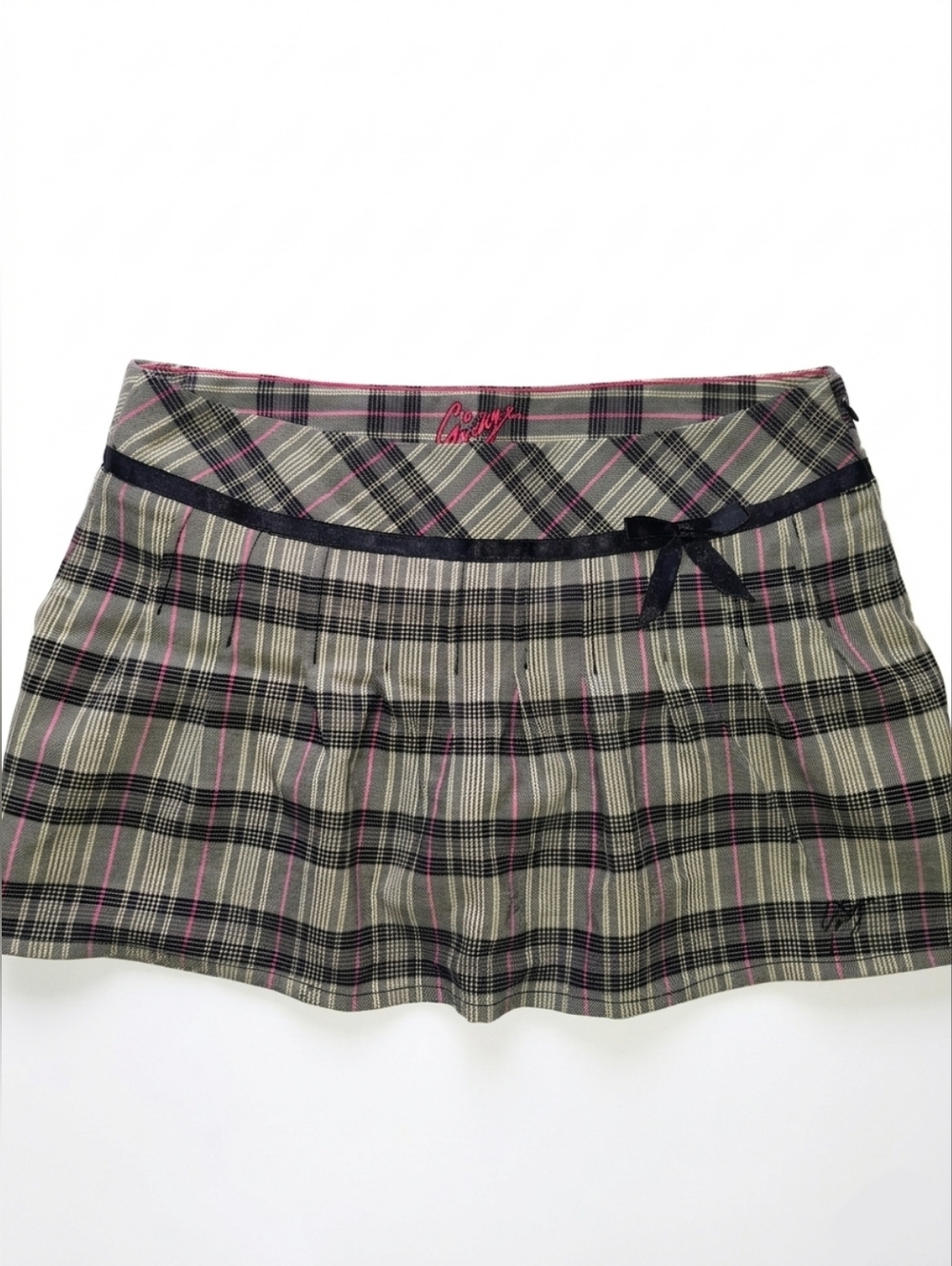 Vintage Garage Plaid Pleated Skort | Size 7